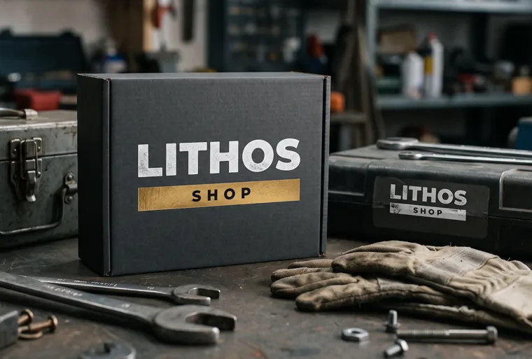 Lithos Shop Logo Design