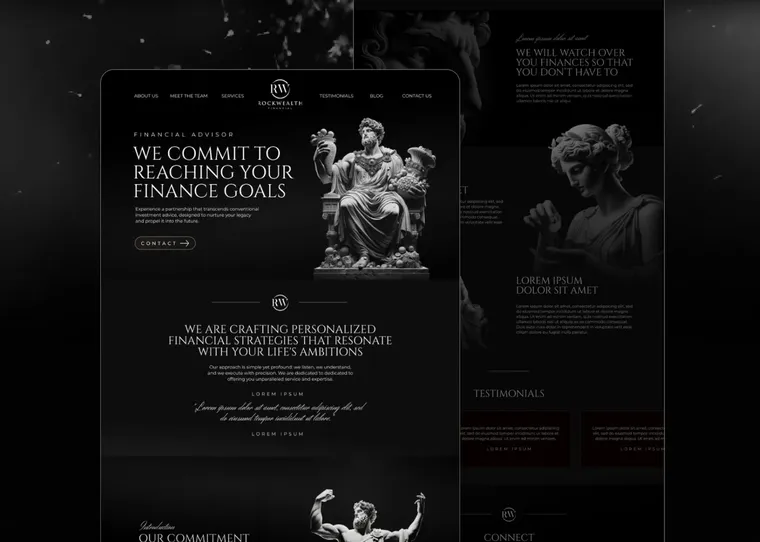 RockWealth Website Design